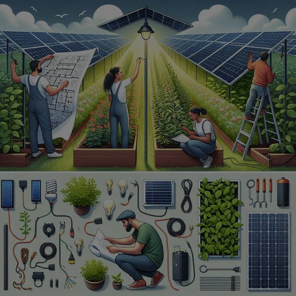 Comment installer un système d'éclairage automatisé pour un jardin productif ?