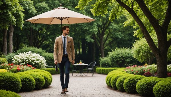 Découvrez les élégants parasols de luxe pour votre jardin