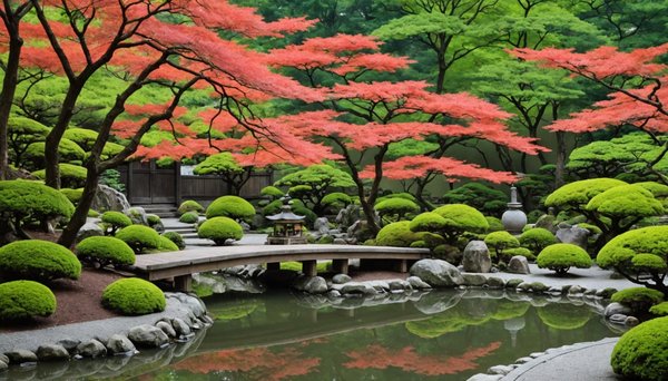 Explore les avantages zen du jardin japonais et sa création